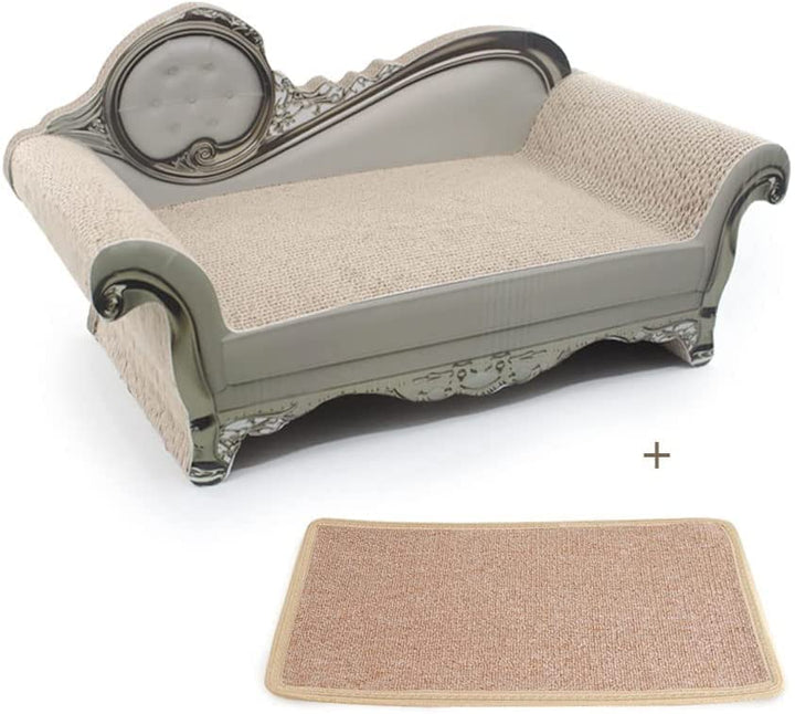 SONGWAY Kratzbrett für Katzen aus Pappe – Sofaform Wellpappe Kratzmöbel, Kratzspielzeug , Kratzloung