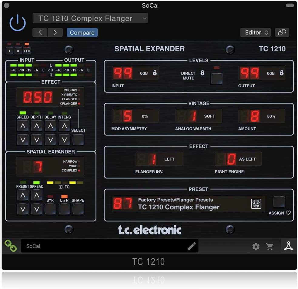 TC Electronic TC1210-DT Einzigartiges Spatial-Expander-Plug-in mit optionalem Hardware-Controller un