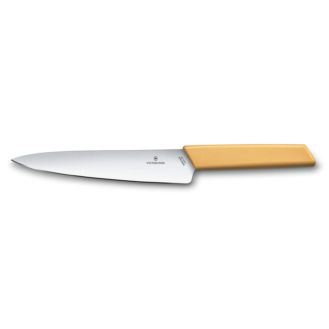 Victorinox Swiss Modern Tranchiermesser für Fleisch, Gerader Schliff, 19 cm lange Klinge aus Edelsta