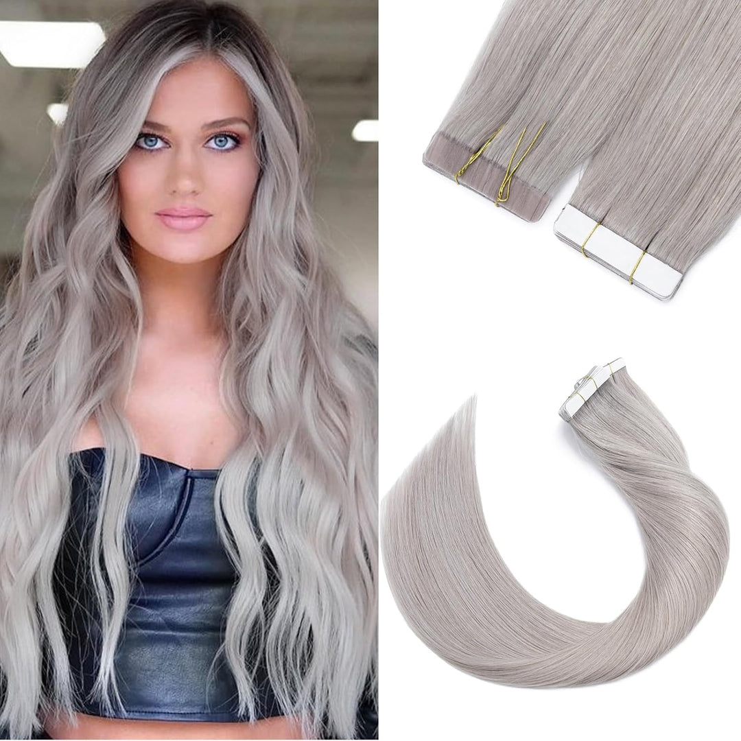 Silk-co Tape in Extensions Echthaar 20stk, leicht Version Tape Extensions Echthaar, Remy Haarextensi
