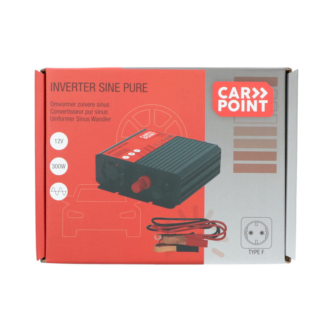 Carpoint Reiner Sinus Spannungswandler 12V>230V 300W, 300W