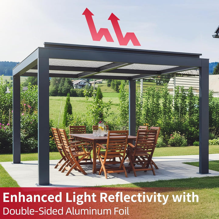 3mm reflektierendes einlagiges Blasen-Isolierung, 121,9cm × 15,24m doppelseitiges Aluminiumfolien-Is
