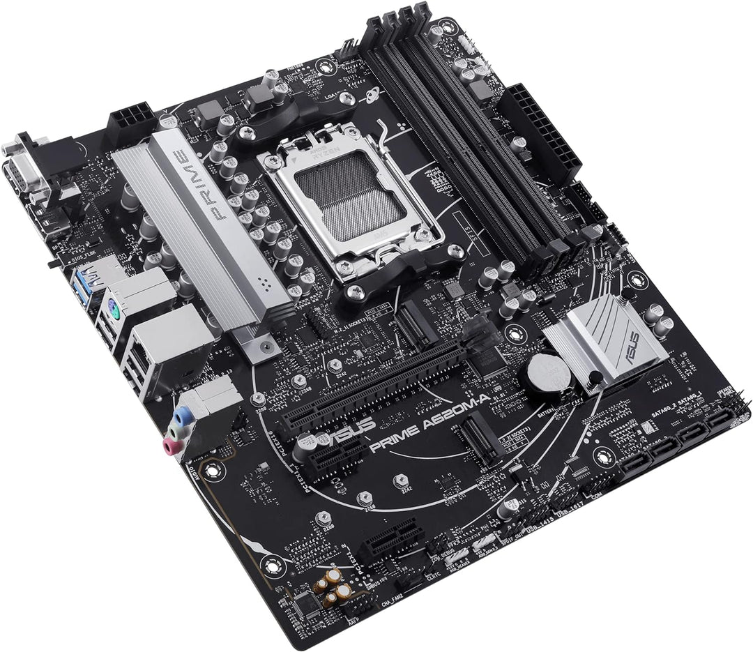 ASUS Prime A620M-A-CSM Mainboard Sockel AMD A620 (Ryzen 7000, micro-ATX, DDR5 Speicher, PCIe 4.0, BI