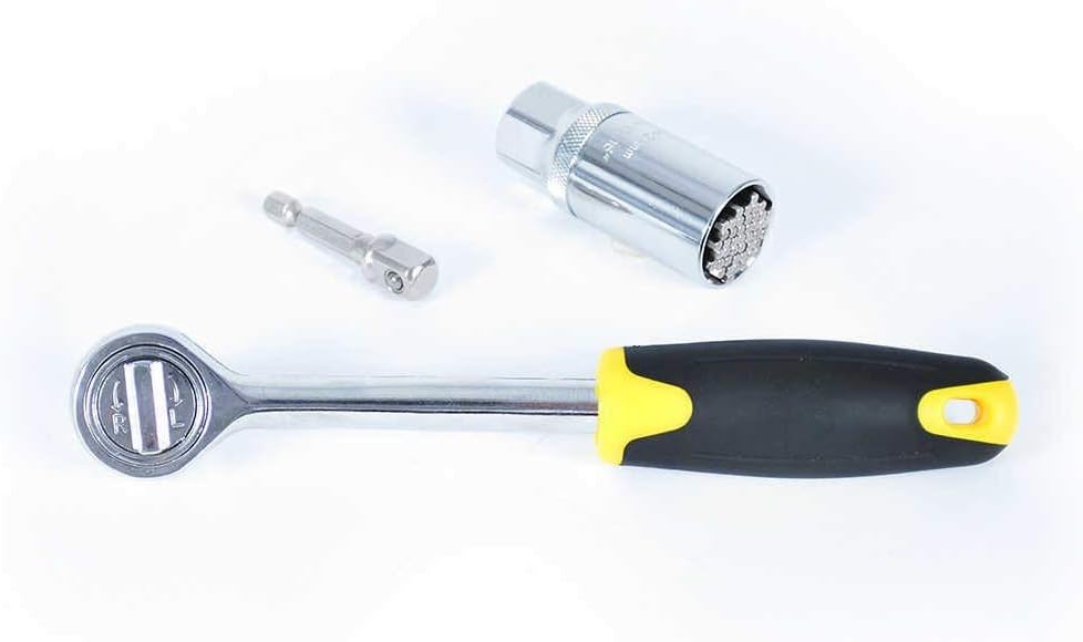 Multi Grabber – Universalschlüssel mit 8-21mm für Schrauben, Muttern & mehr – Inkl. Universalnuss, R