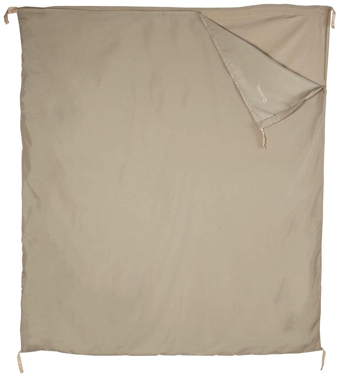 Outwell Schlafsack-Innenbezug Baumwoll-Liner-Steppdecke (Doppelt), Beige, 185 x 160 cm