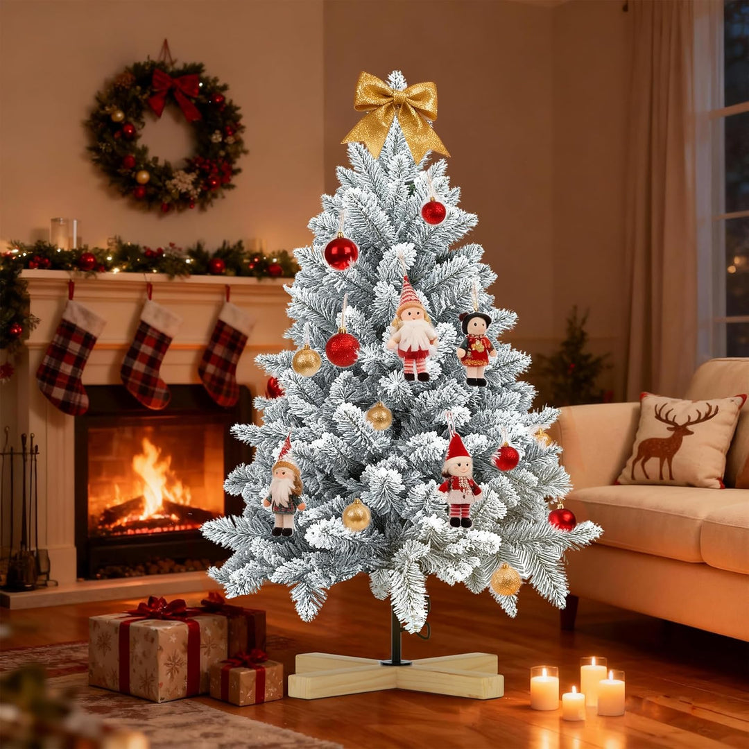 VA-Cerulean Weihnachtsbaum Künstlicher,schwer entflammbar,Schnellaufbau,Weihnachtsdeko,Unechter Tann