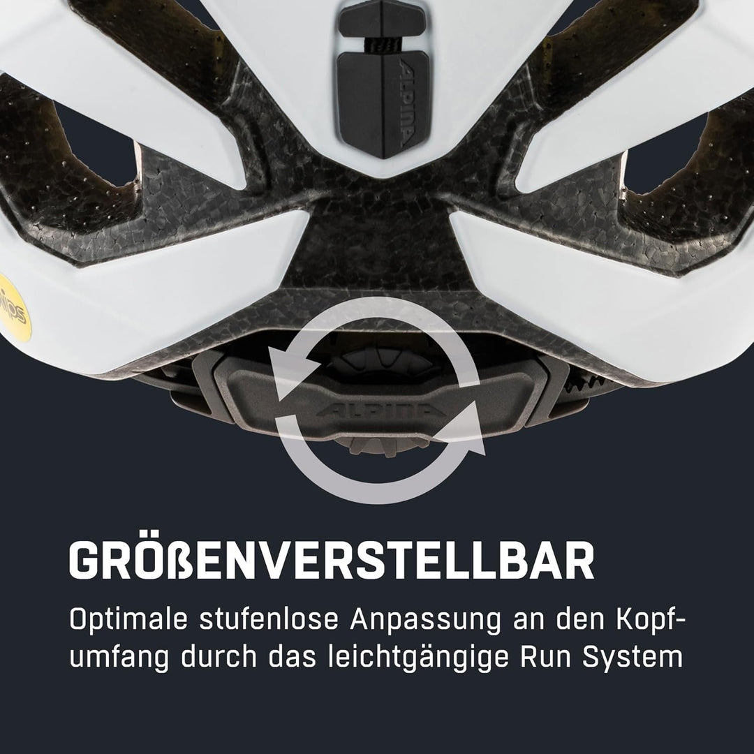 ALPINA PLOSE MIPS - Sicherer und Komfortabler MIPS Enduro & MTB Fahrradhelm Mit Antibakteriellen Pol