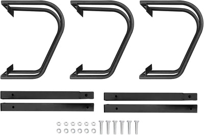 HEMMDAL Fahrradständer für 3 Fahrräder | HxBxT 26,5 x 70 x 33 cm | Stahl lackiert | Sicherer Radstän