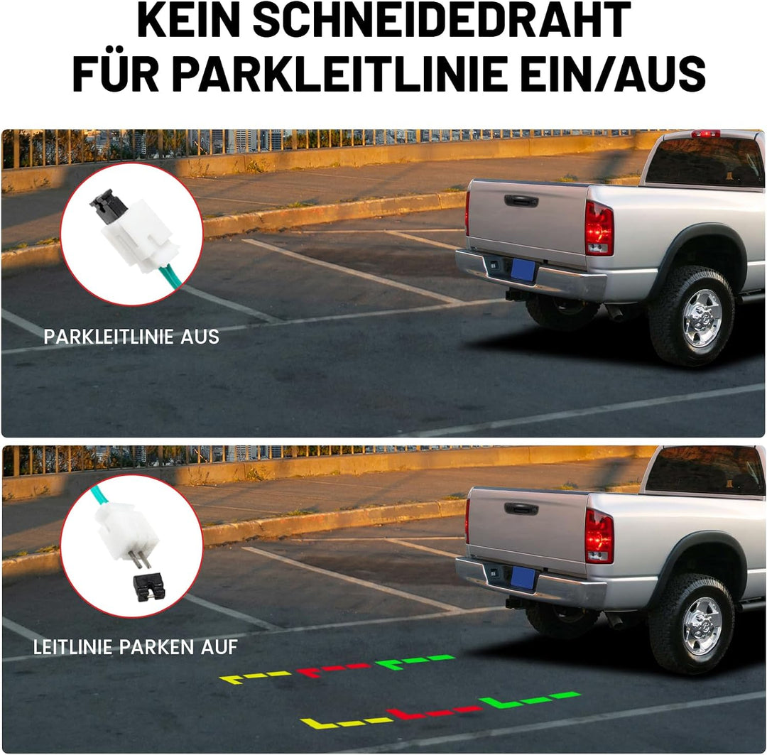 RED WOLF Rückfahrkamera Heckklappenkamera für 2002-2008 Dodge Ram 1500,2003-09 RAM 2500 3500 Ersatz