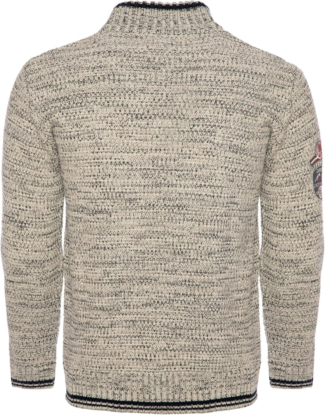 Carisma Strickpullover für Herren • Herren Troyer mit Stickerei • Angenehmer Regular Fit Pullover fü