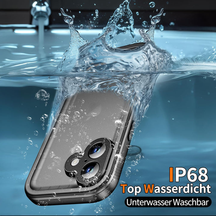 Cozycase TOP Militärschutz für iPhone 17 wasserdichte 360 Grad Hülle - 2m Sturzfest Panzerhülle Outd