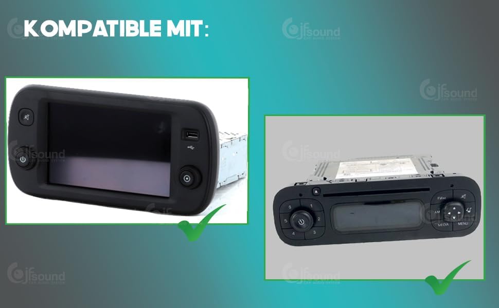 Personalisiertes Autoradio für FIAT Panda Android GPS Bluetooth WiFi USB DAB+ Touchscreen 6.2" 8core