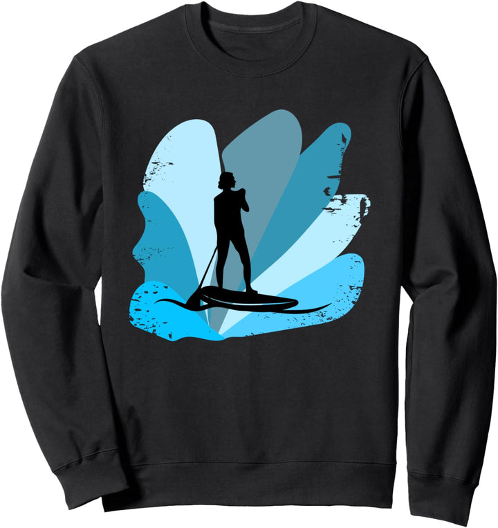 Stand Up Paddling SUP Paddle Board Surfen Surfer Sweatshirt