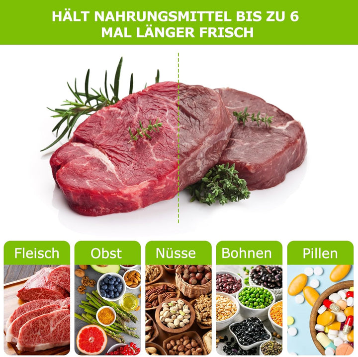 Bonsenkitchen Vakuumierbeutel 200 Beutel 20x30 cm, Profi-Folienbeutel für alle Vakuumiergerät, vakuu