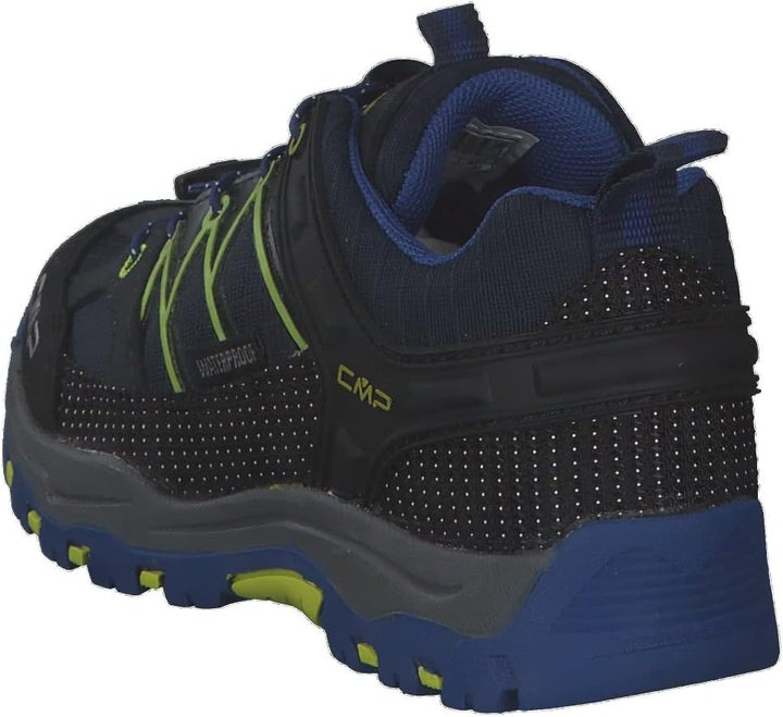 CMP Unisex Kinder Kids Rigel Low Shoe Wp Trekking-&amp; Wanderhalbschuhe 36 EU B Blue Electric, 36 EU B