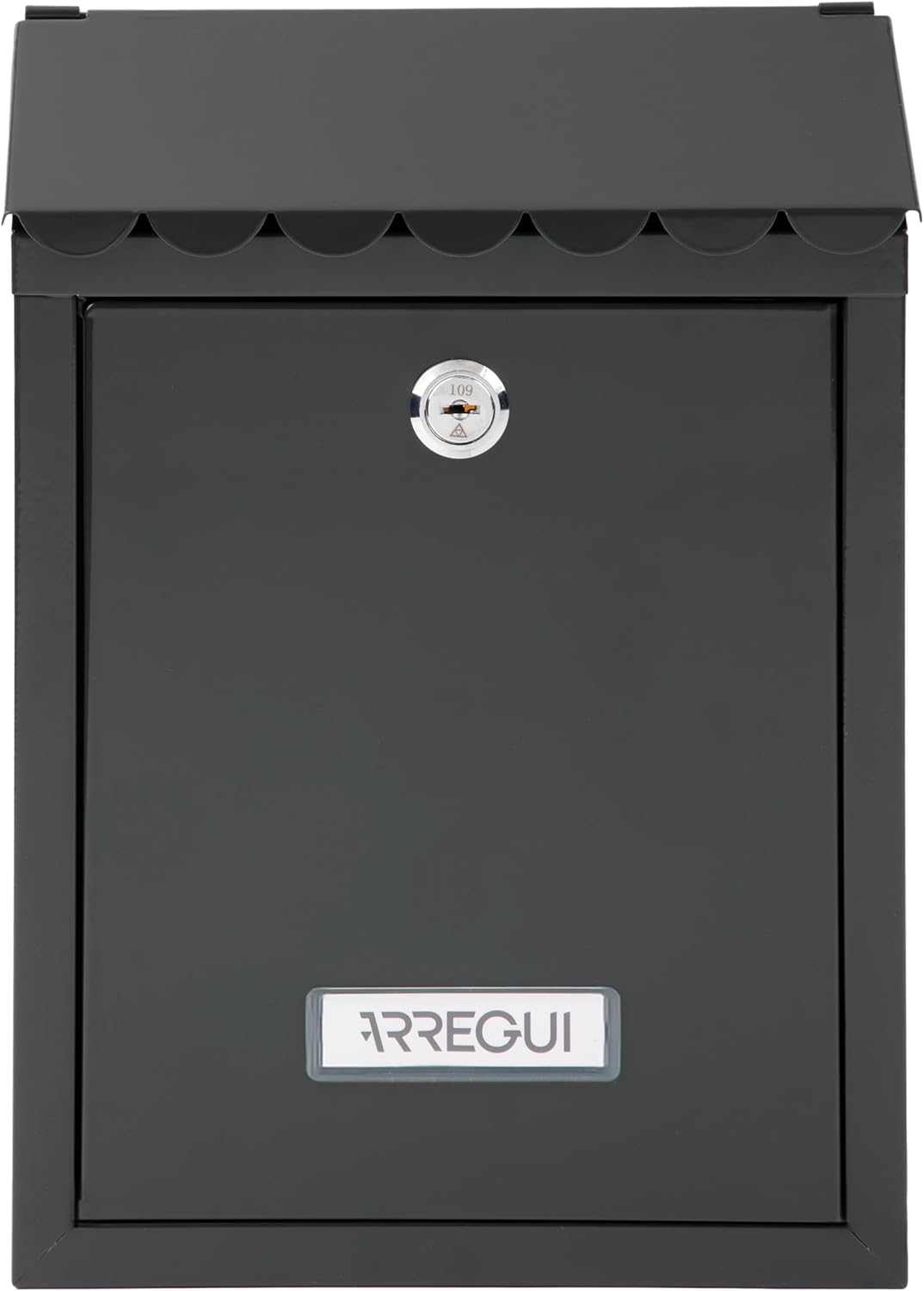 ARREGUI Civic E5724-C Briefkasten aus Verzinktem Stahl, Grösse S (DIN A5 Post), Wandbriefkasten für