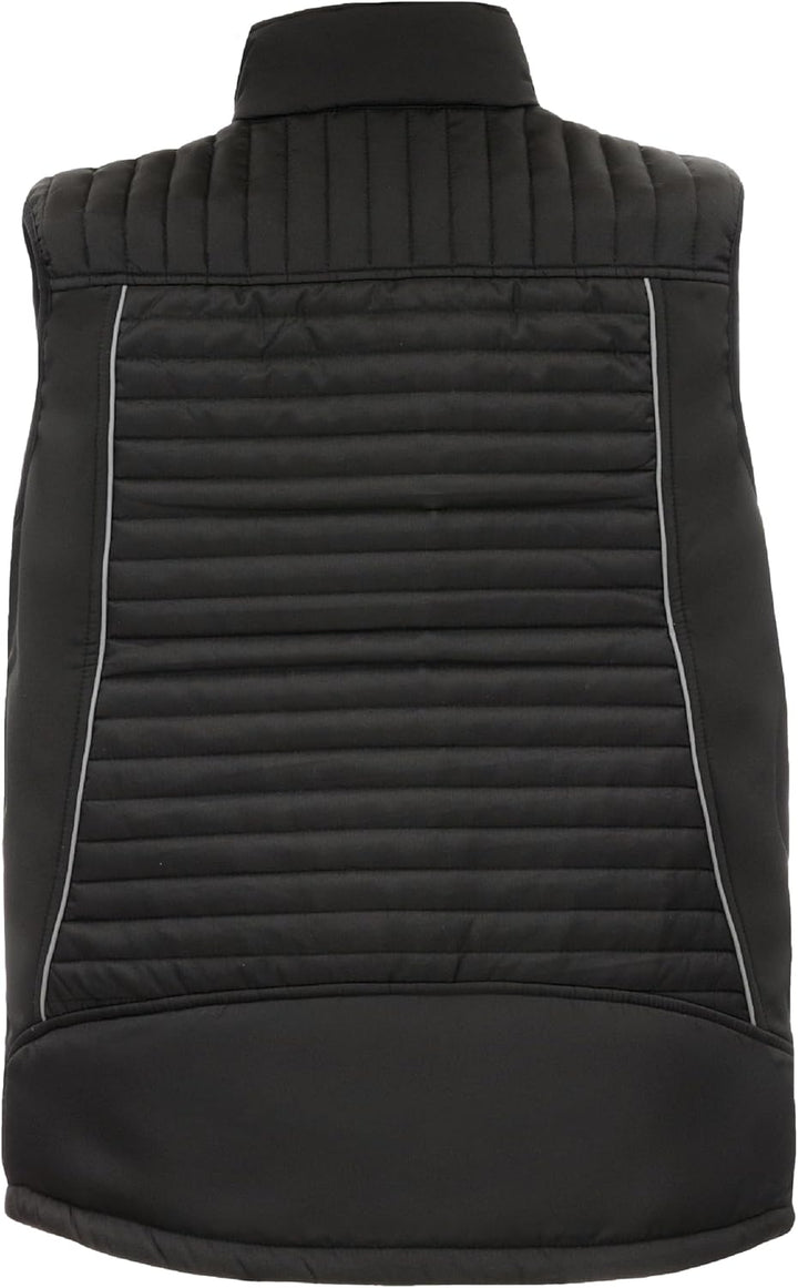Nitras Motion Tex Plus Arbeitsweste - gesteppte Softshell-Weste mit Reflektoren - warm &amp; robust