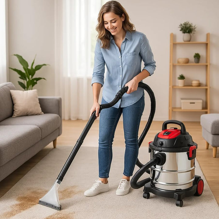 WALTER Waschsauger 1600 W, Polsterreiniger, Teppich-Reinigungsmaschine, Nasssauger, Trockensauger, s