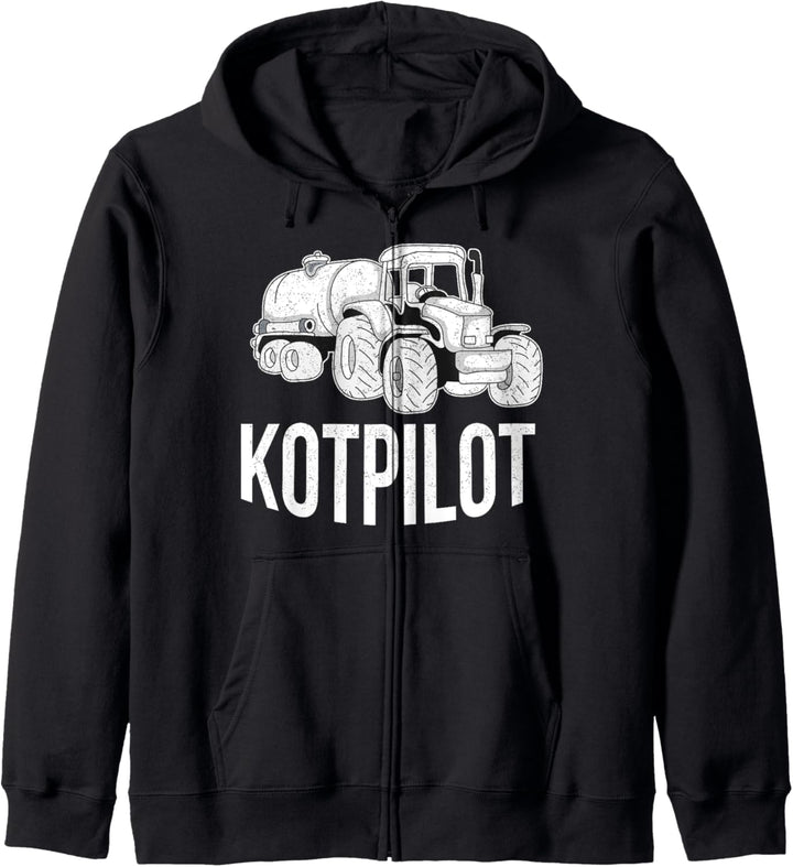 Kotpilot Bauern Landwirt Hofheld Kapuzenjacke