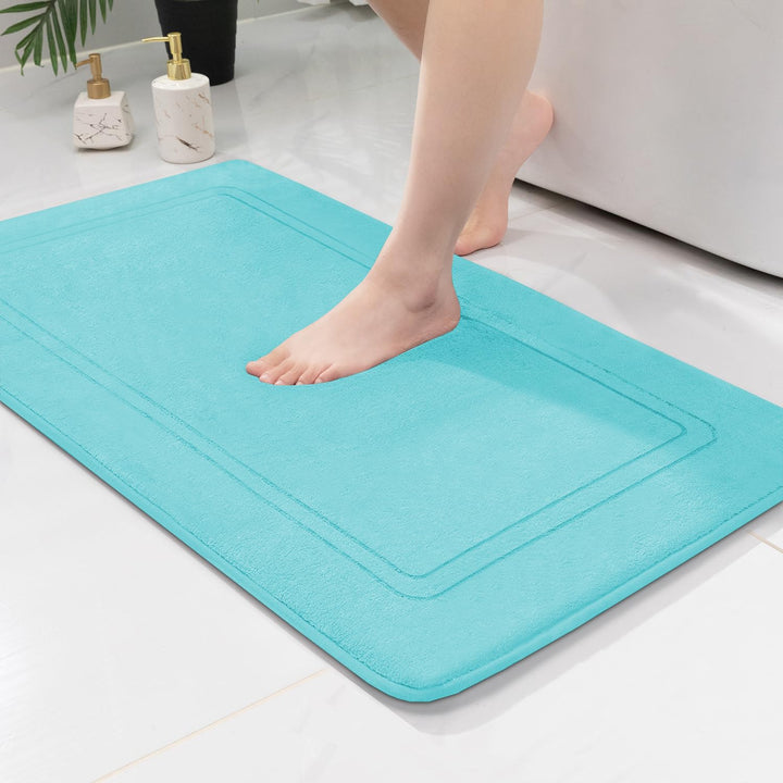chakme Badematte rutschfest,Badezimmerteppich Weich Badteppich Saugfähige Badvorleger Duschvorleger