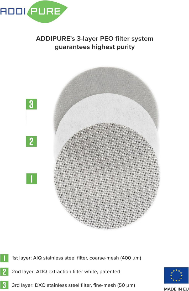 Extractor PEO 60 * 50, höhenverstellbar, Lebensmittel echtes Aluminium, eloxiert. Füllmenge bis zu 2