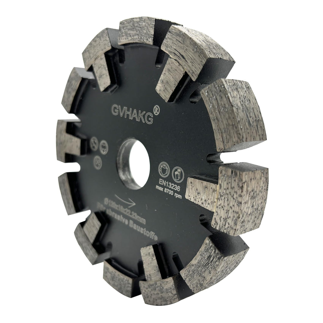 GVHAKG Schutzzähne Tuck Point Diamantsägeblatt zum Trockenschneiden von genutetem mittelhartem Beton