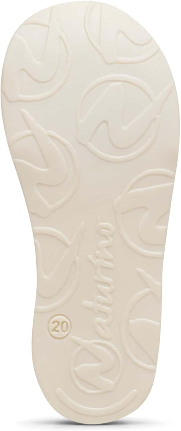 Naturino Halb geschlossene Sandalen, 17 EU Creme Wei&#xDF;