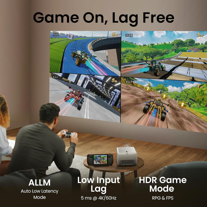 BenQ TK705i 4K HDR Heimkinobeamer, 3000 ANSI-Lumen, Google TV, Netflix, geringer Input-Lag, automati