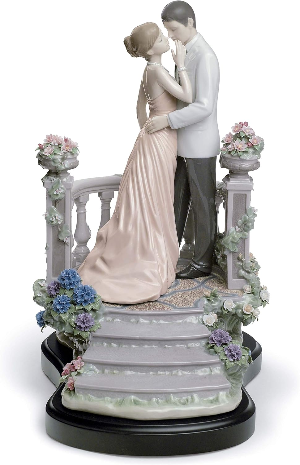 LLADRÓ Pärchen-Figur Liebe Im Mondschein. Limitierte Auflage. Paar. Porzellan.