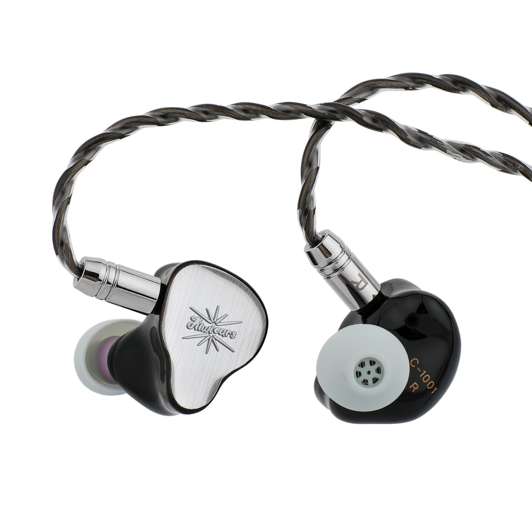 LINSOUL Kiwi Ears KE4 In Ear Monitor, 2DD+2BA Hybrid Kopfhörer, Gaming Ohrhörer, HiFi Wired IEM, mit