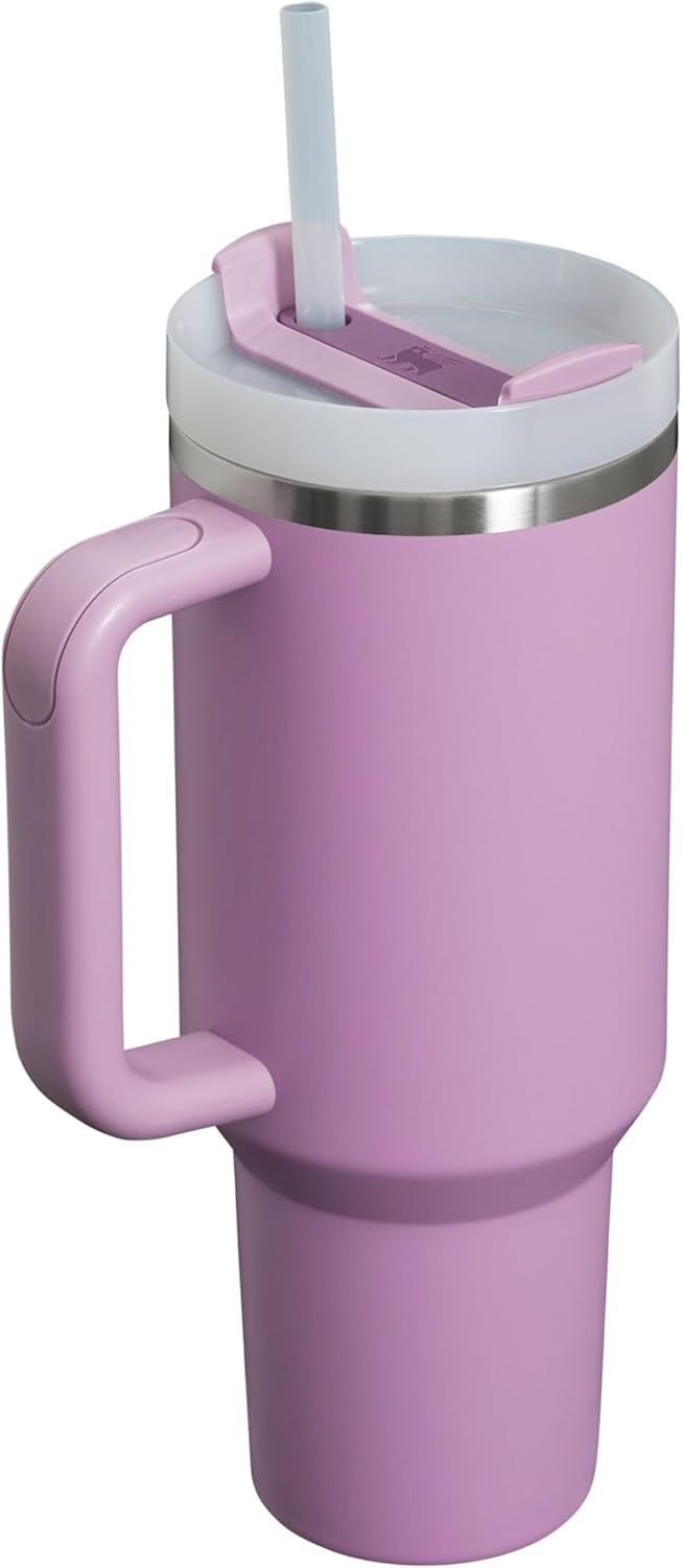 STANLEY Quencher H2.0 FlowState Trinkflasche mit Strohhalm 1.2L - Thermobecher Kühlt 11 Stunden - 48
