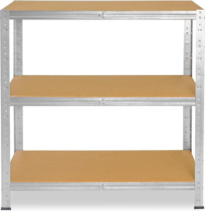 shelfplaza® 100x40x50cm Home Schwerlastregal verzinkt/Metallregal mit 3 Böden/Kellerregal Metall, Ga
