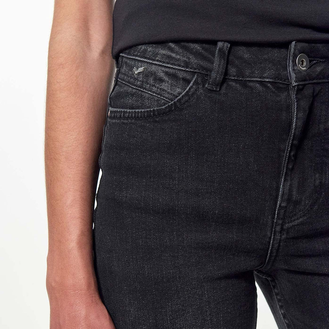 KAPORAL Damen Jeans/Jogginghosen für Damen - Modell SLAN - Farbe: Old Black - Grösse 27 Slan 27W / 3