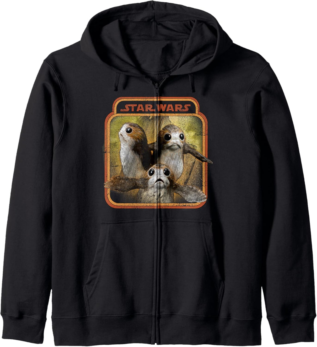 Star Wars Last Jedi Porg Triplets Retro Box Kapuzenjacke