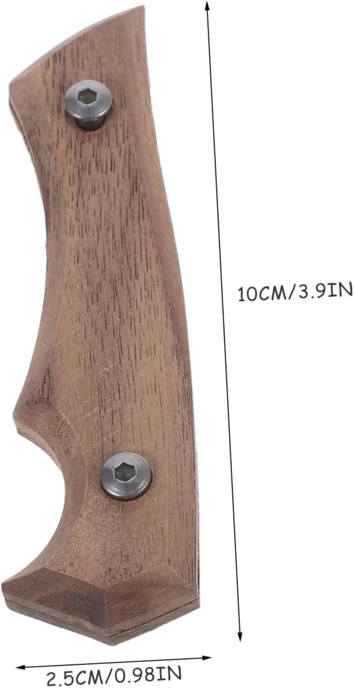Ergonomischer Messergriff aus Buchenholz Langlebiger Ersatzgriff für Küchenmesser und Spatel Bequeme