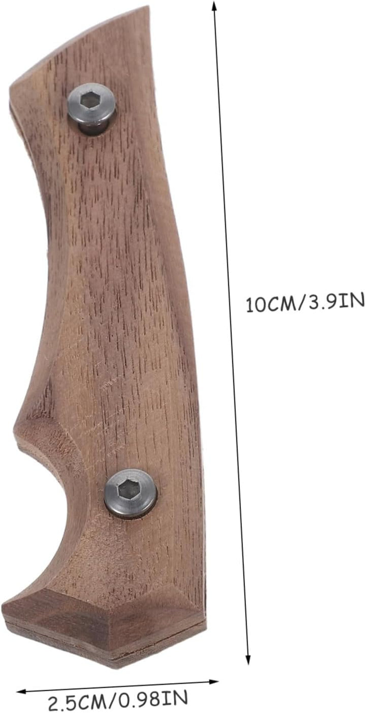 Ergonomischer Messergriff aus Buchenholz Langlebiger Ersatzgriff für Küchenmesser und Spatel Bequeme