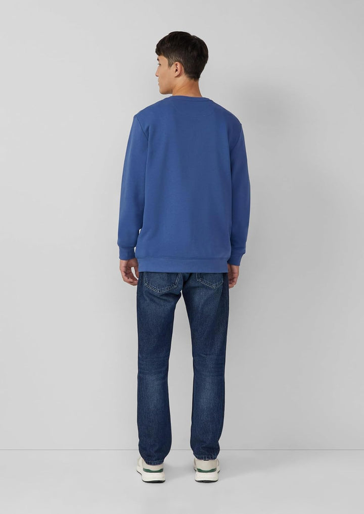 s.Oliver Herren Sweatshirt M Royalblau, M Royalblau