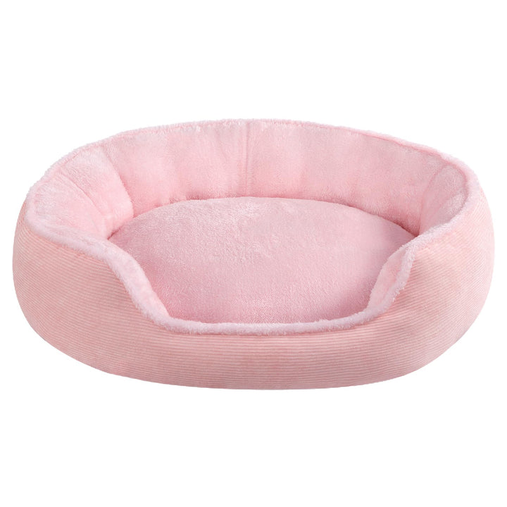 Hollypet Katzenbett Kleines Hundebett, Rundes Haustierbett für Katzen und Welpen, Weiches Schlafbett