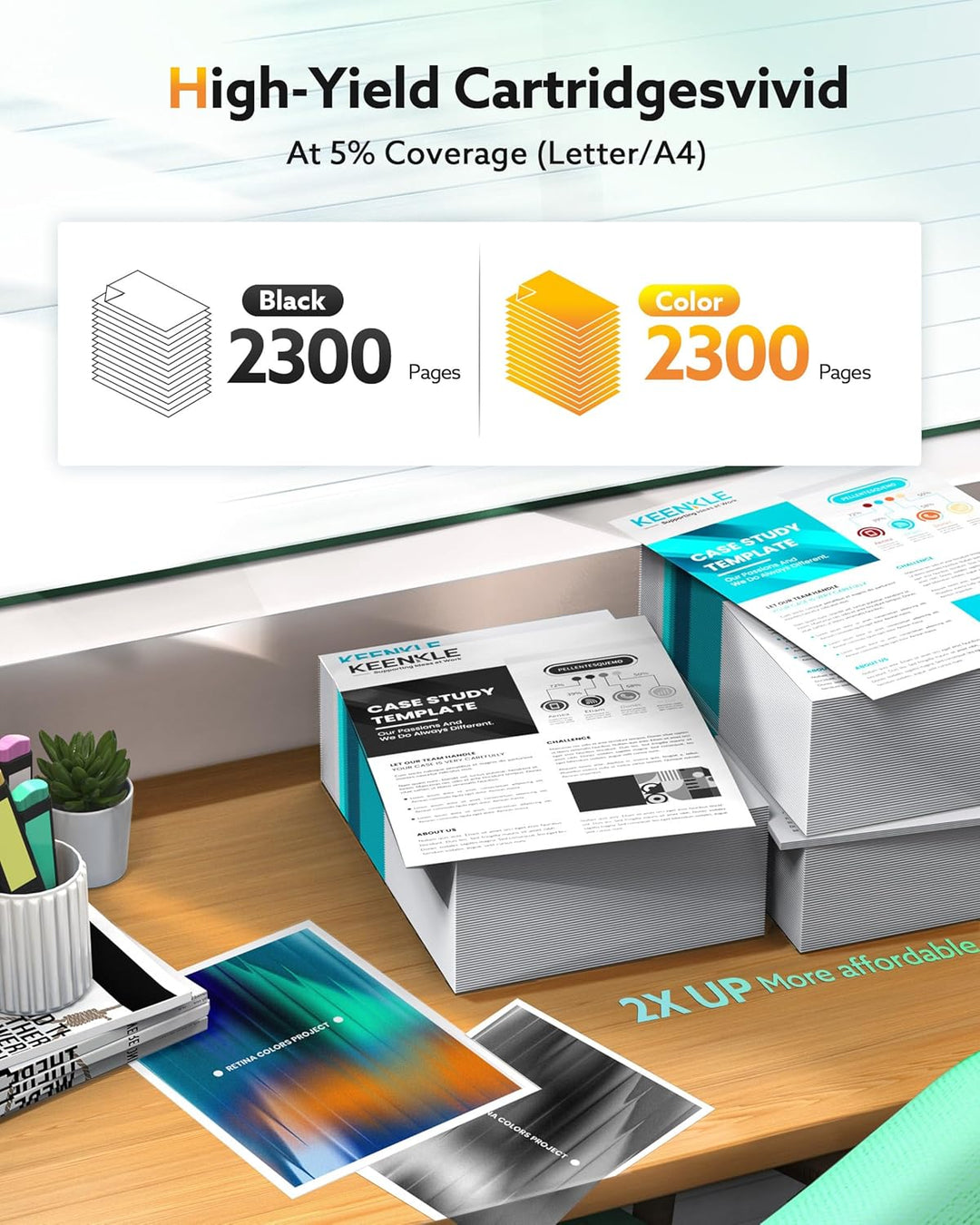 KEENKLE 410A Toner Kompatibel für HP 410X CF410A CF410X Toner Multipack für HP MFP m477fdw Toner Col