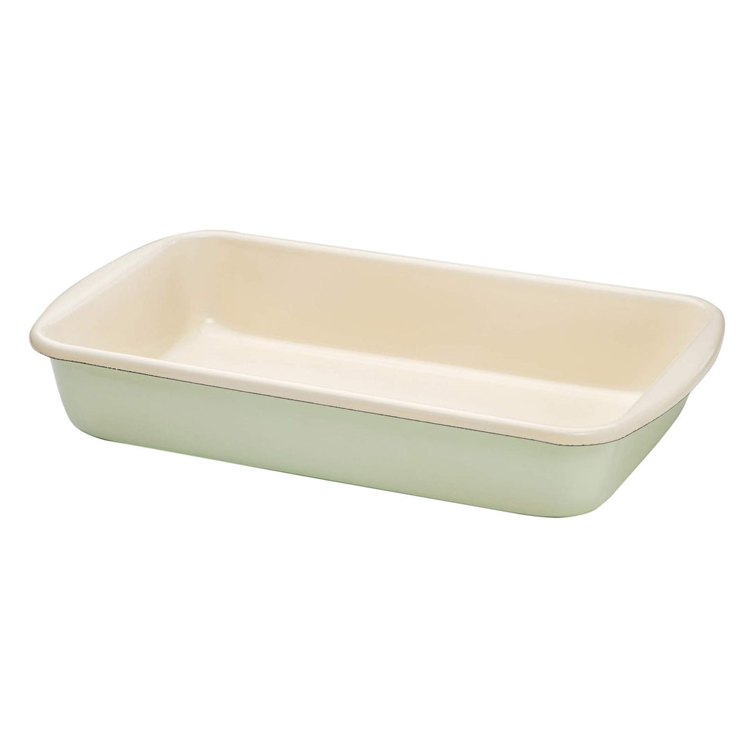 Riess, 0436-006, Auflaufform 38/22.5, CLASSIC - BUNT/PASTELL, Farbe Nilgrün, Masse 38 x 22.5 cm, Höh