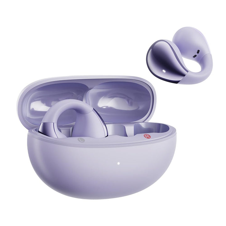 QCY Crossky C30 Open Ear Kopfhörer,Kabellose Bluetooth 5.4 Clip On Kopfhörer,4 Mikrofon ENC Geräusch