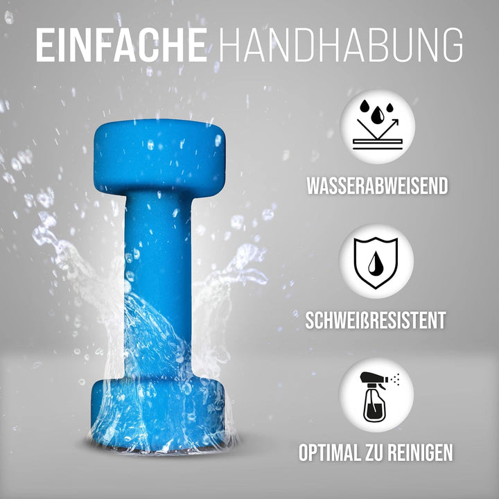 Apollo Hantel Set Kurzhantel | 2 Hanteln | 2er Hantelset | Gewichte für Krafttraining | Kurzhanteln