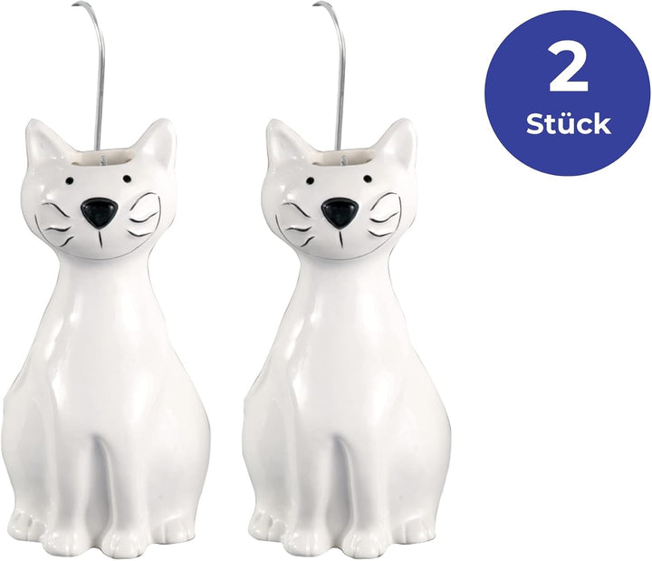 Maximex Luftbefeuchter Katze 2er Set, für ein gesundes und angenehmes Raumklima, einfach über den He