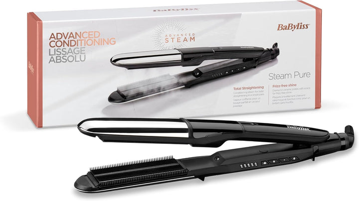 BaByliss Paris ST495E Dampf-Glätteisen Steam Pure Ionic Straight &amp;