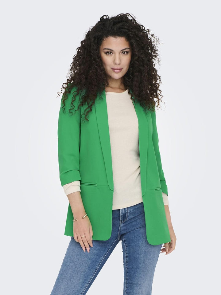 ONLY Female Blazer Langer Blazer 36 Simply Green, 36 Simply Green