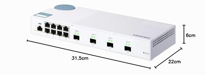 QNAP QSW-M408S - Einstiegslevel 10GbE Schicht 2 Web-verwalteter Switch