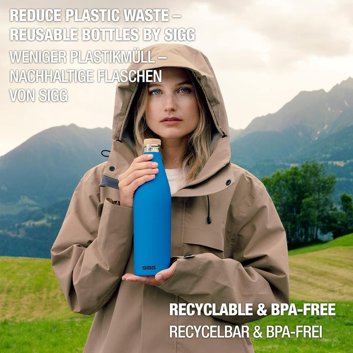SIGG - Isolierte Trinkflasche - Meridian - Auslaufsicher - Extra schlank - BPA-frei - Plastikfrei -