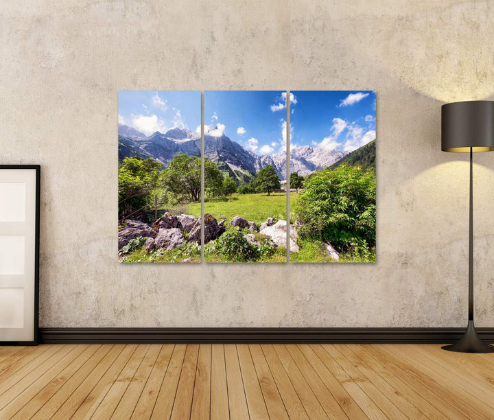 islandburner Bild auf Leinwand Karwendelgebirge Berge Österreich Europäische Alpen Bilder Wandbilder