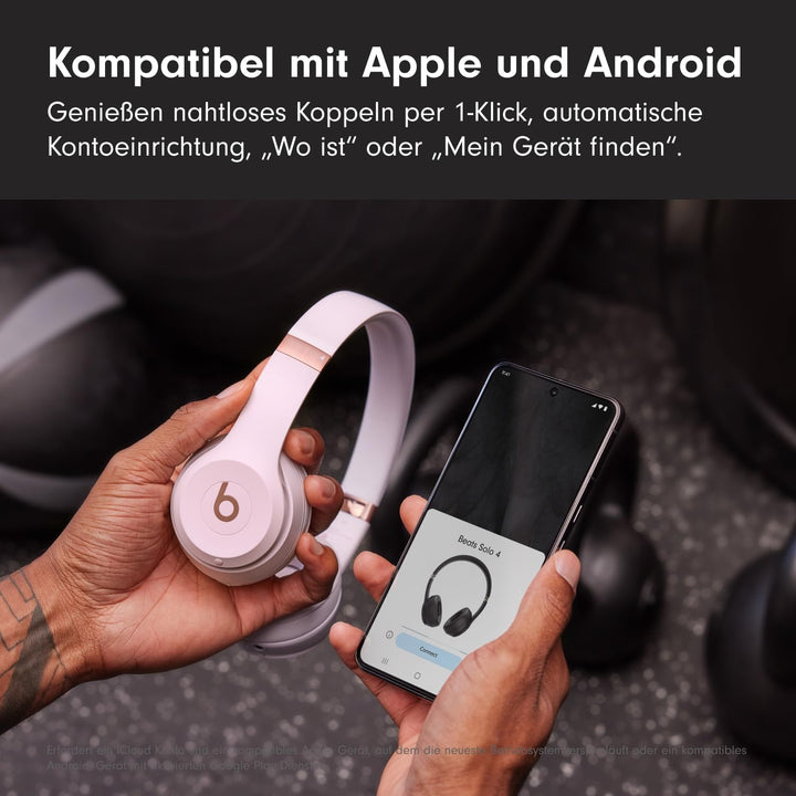 Beats Solo 4 - Kabelloser Bluetooth On-Ear Kopfhörer, Apple & Android kompatibel, Bis zu 50 Stunden
