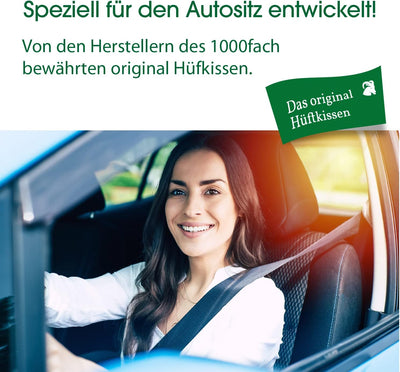 Vital Kissen® Auto | Keilkissen Auto | orthopädisches Sitzkissen Auto | Ergonomisch | entlastet orth